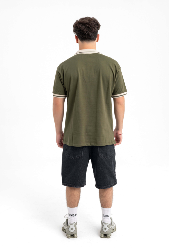 Men’s Olive Polo T-Shirt – Endless Bliss Rediscover Collection