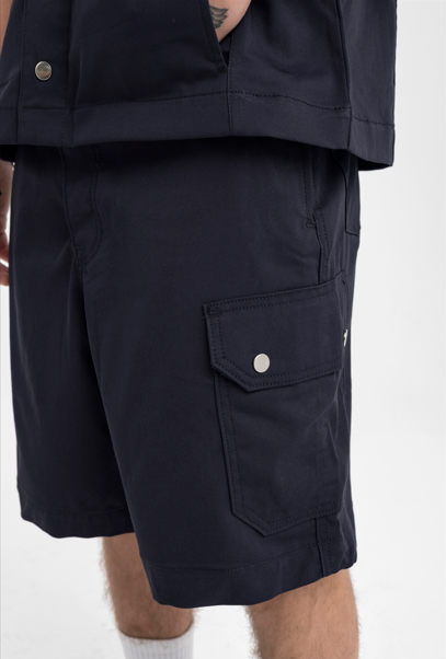 Midnight Utility Cargo Shorts – Rugged Meets Refined